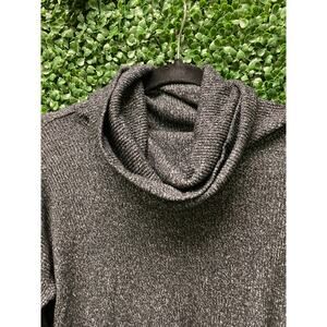 Long Sweater with cowl neckline oversized Large